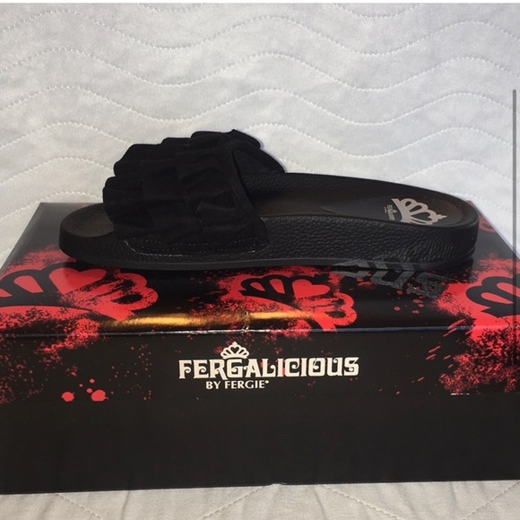 Fergalicious Slide On Sandals Size 6M NWT - Picture 3 of 8